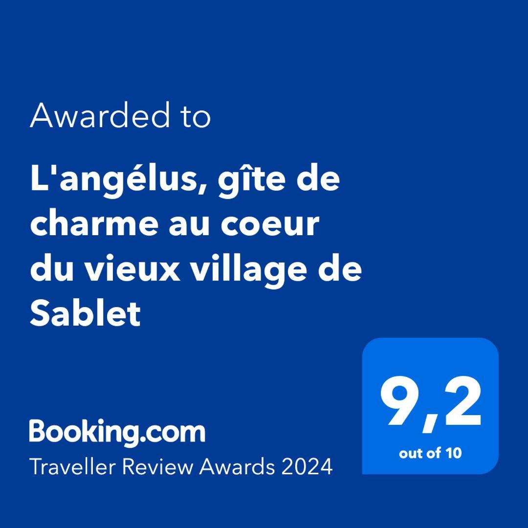L'Angelus, Gite De Charme Au Coeur Du Vieux Village De Sablet Exterior foto